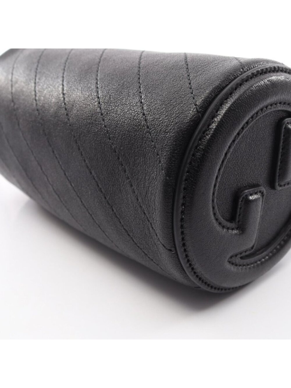 Gucci Shoulder Bag Blondie Black Leather Di Mini - Picture 7 of 9